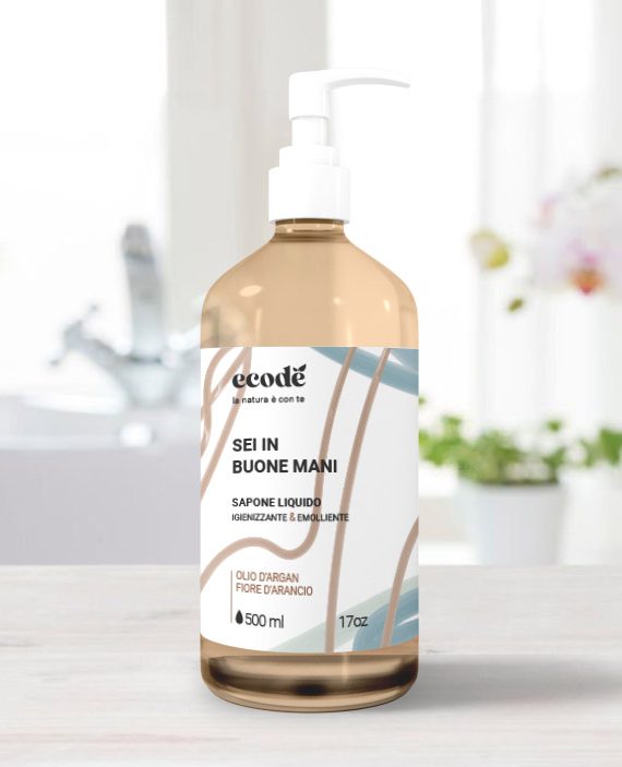 Sapone liquido Argan fiori d'Arancio
