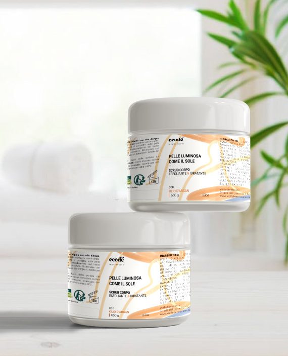 Scrub al Sale Alpino e Olio di Argan