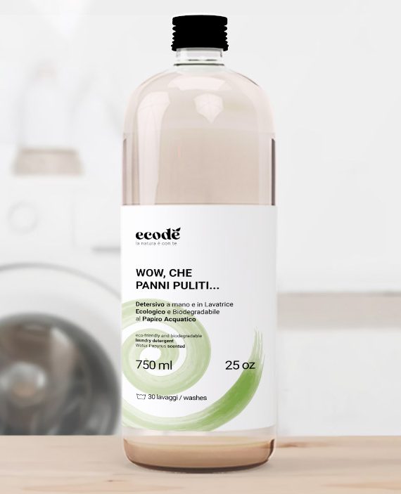 detersivo ecologico bucato a mano e in lavatrice Papiro
