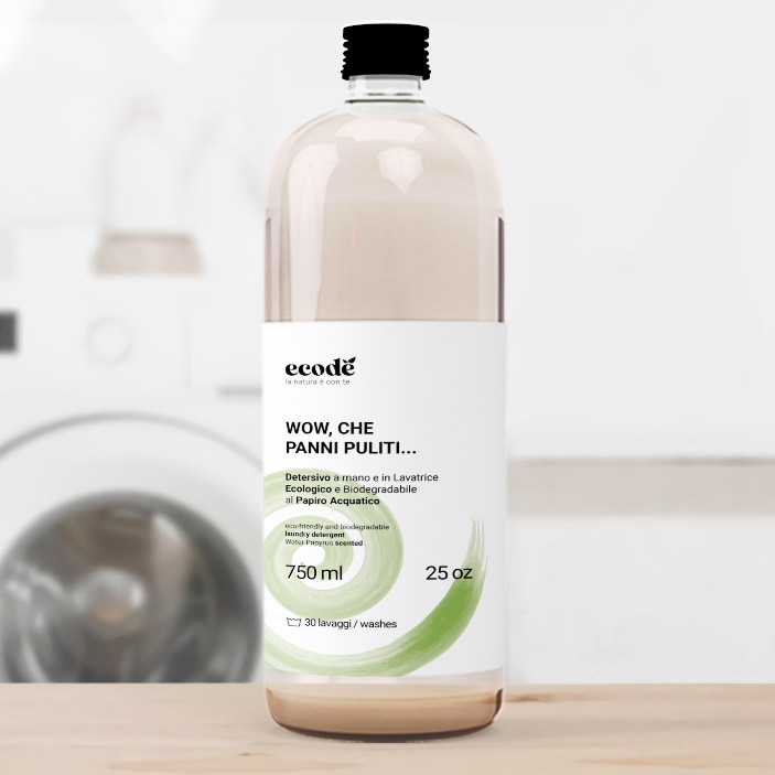 detersivo ecologico bucato a mano e in lavatrice Papiro