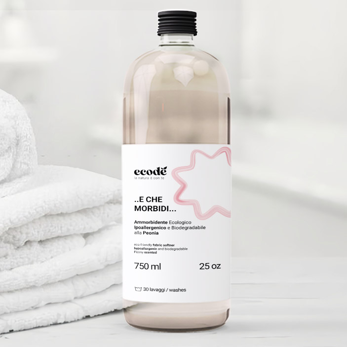 Ammorbidente ecologico per lavatrice Peonia