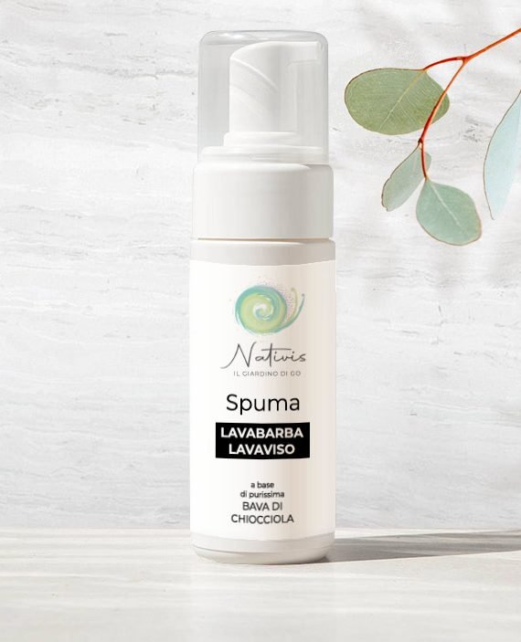 Detergente uomo lava viso e barba Bava di lumaca