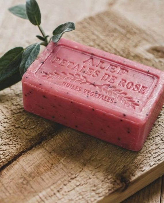 Sapone di Aleppo ai Petali di Rosa