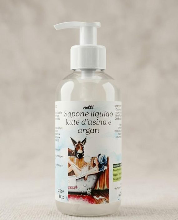 Sapone liquido Latte d'Asina e olio Argan